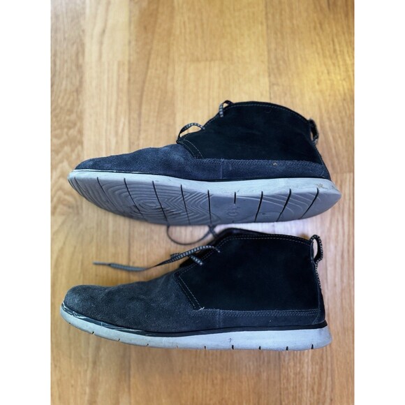 UGG Mens Freamon Chukka Sz 10.5 Waterproof Suede Boots Black Gray - Picture 11 of 15